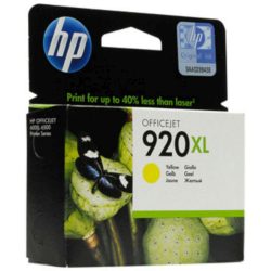 Hp 920XL High Yield Ink Cartridge, Yellow Single Pack, CD974AE